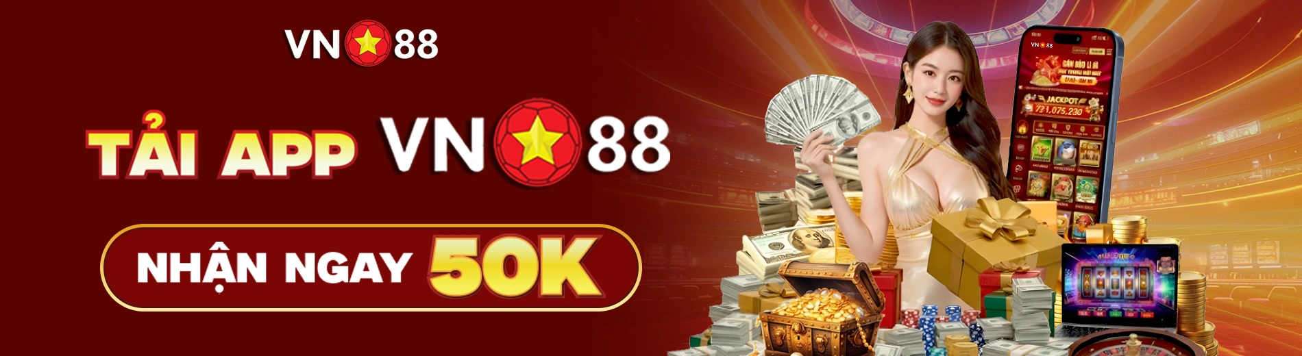 Hình giới thiệu VN88 về ứng dụng và nội dung di động